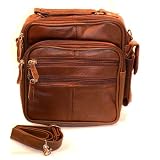 Roma Brown Choco Leather Organizer Bag Handbag Purse