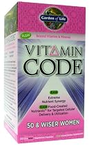 Garden of Life - Vitamin Code 50 & Wiser Women, 120 veggie caps