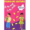 Je lis seul, Tu lis seule GS/CP : Fiches de lecture