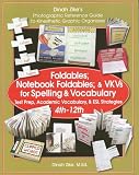 Foldables, Notebook Foldables, & VKVs for Spelling & Vocabulary 4th -12th