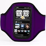 51wLhc79IvL. SL160  HTC Amaze 4G (T Mobile) Android Phone Neoprene Exercise Armband (PURPLE)