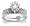 10k White Gold Diamond Bridal Set (1/2 cttw, IJK Color, I2-I3 Clarity), Size 7