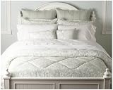 Pinzon 300-Thread-Count Egyptian Cotton Percale Full Queen Comforter Set, Celadon