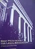 Best Practices for Legal Education: A Vision and a Road Map