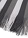 Simplicity Men's Winter Long Knit Striped Scarf w/ Tassels