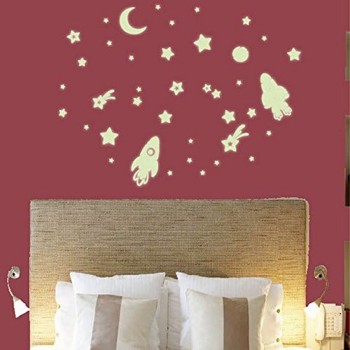 DIY Removable Glow Wallpaper Wall Sticker Vinyl Decal Home Decor (Style 18)