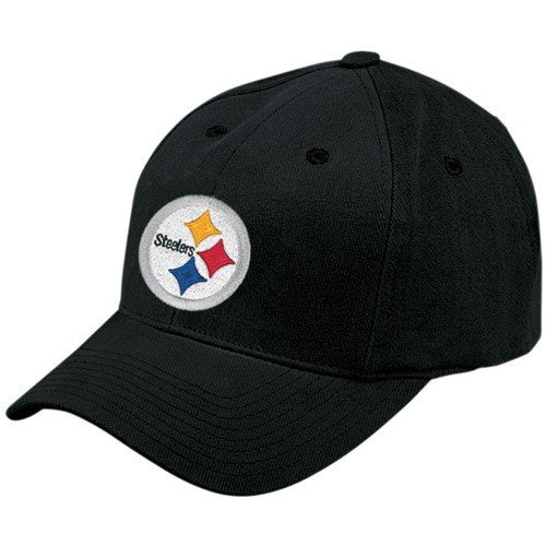 Pittsburgh Steelers -Black- BL Adjustable Hat - Apparel
