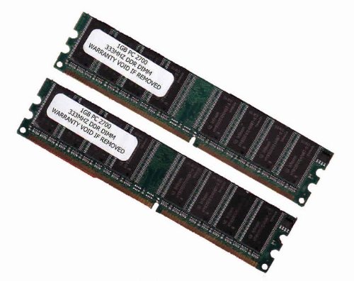 2GB  2 X 1GB  DDR DIMM 184 PIN 333Mhz DDR333 PC2700 DESKTOP MEMORY