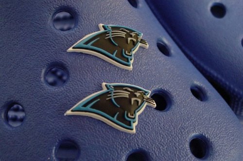 NFL CAROLINA PANTHERS Official Jibbitz Crocs Shoe Charms NEW COMPLETE SET