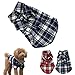 CXB1983(TM) Cute Pet Dog Puppy Clothes Shirt Size XS/S/M/L Blue Red Color (M, Blue)