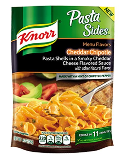 Knorr, Pasta Sides, 4.4oz Pouch (Pack of 6) (Choose Flavors Below) (Cheddar Chipotle)