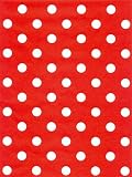Decopatch - Nouveaut� feuille d�copatch 30x40 cm Petits pois sur fond rouge
