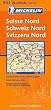 Suisse Nord. Schweiz Nord. Svizzera Nord. 1 : 200 000: Strassenkarte mit touristischen Hinweisen