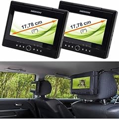 MEDION E72010 portabler DVD-Player mit 2 7" (18cm) TFT Displays + USB + Kartenleser + Divx und MPEG4 kompatibel + Befestigung f�r die Anbringung im Auto