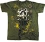 Gibson Les Paul Headstock Logo Soil Washed Men's Tee Shirt