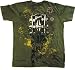 Gibson Les Paul Headstock Logo Soil Washed Men's Tee Shirt