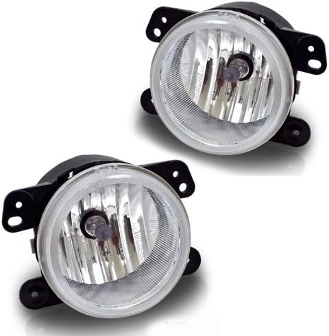 V-Spec 05-08 Chrysler 300/300C(3.5L W/Touring) 06-09 Chrysler PT Cruiser / 05-08 Dodge Magnum / 09-10 Dodge Journey / 07-09 Jeep Wrangler Fog Lights - (Clear)