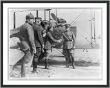 Historic Print (S): Reception of the Alaskan flyers at Washington, D.C. - Gen. Pershing congratulating Capt.