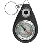 Compass Thermometer Keychain