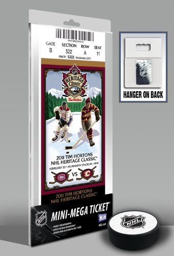 2011 Heritage Classic Mini-Mega Ticket - Canadiens vs Flames