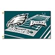Philadelphia Eagles NFL Field Design 3'x5' Banner Flag