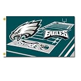Philadelphia Eagles NFL Field Design 3'x5' Banner Flag