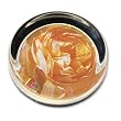 Champagne Rose - Small Round Glass Paperweight