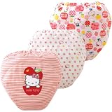 (チャックル) chuckle 中股4層ハローキティトレーニングパンツ3枚組 ピンク 90cm T4031A-90-20