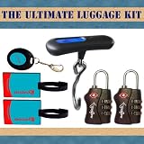 Luggage Bundle Traveling Kit, With Luggage Locator, Luggage Scale and TSA Approved Luggage Combination Locks