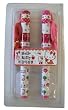 Sanrio Hello Kitty writing pens - pack 2 pcs Kitty n Apple Tree pens