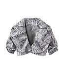 Newport News Snake Print Stretch Sateen Cropped Jacket