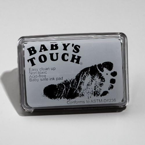 Baby's Touch Baby Safe Reusable Hand & Foot Print Ink Pads - BLACK by The Casting Kit Company