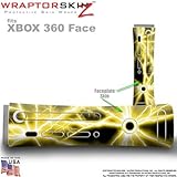 Lightning Yellow Skin by WraptorSkinz TM fits Original XBOX 360 Factory Fac ....