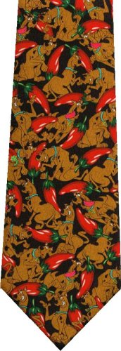 Scooby Doo Hot Peppers New Cartoon Novelty Tie