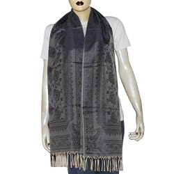 Neck Scarf Viscose Women Clothing Accessory 20 x 72 inches (srft345)