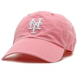 New York Mets Women's Pink Adjustable Cap