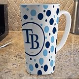 MLB Tampa Bay Rays 16-Ounce White Latte Mug