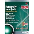 Kaspersky Internet Security 2009, 3-Desktop, 1 year Subscription (PC)