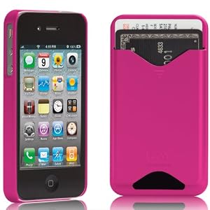 Case-Mate ID Credit Card Slim Case for iPhone 4 (Pink)
