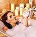 Bath Blossom Large Shower Sponge Pouf (4 Pack) - Bath Loofah Luffa - Great for Body Wash, Back and Body Scrubber - Exfoliate, Cleanse and Soothe Skin - Great Quality for Men and Women