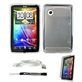 Clear TPU Durable Protective Skin Cover Carrying Case Accessories for HTC F ....