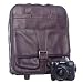 Jill-e 144751 Jack Large Rolling Leather Camera Bag (Brown)
