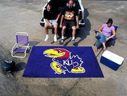 Kansas Jayhawks 5'x8' Ulti-Mat Floor Mat (Rug)