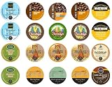Crazy Cups Rise and Shine Caffiene and Decaf K-Cup Portion Packs for Keurig Brewers Sampler Pack, 20 Count