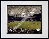 The Metrodome 2007 (Minnesota Twins) Double Matted 8 x 10 Photograph In Black Anodized Aluminu