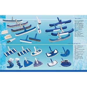 Ocean Blue Water Products 110016 10 Inch Aluminum Back Algae Brush by 