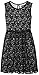 BTween Big Girls' Lace Dress with Contrast Lining