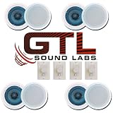 Buy GTL Sound Labs AE82 4 pair Whole House Speaker Package  by GTL Sound Labs
