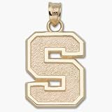 Michigan State Spartans Block S Pendant - 14KT Gold Jewelry