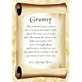 Granny Personalised Gift Poem Print
